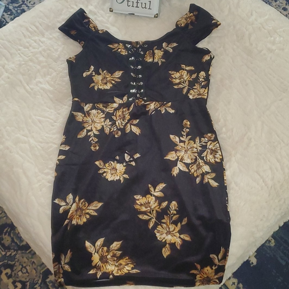 Velvet mini dress NWOT